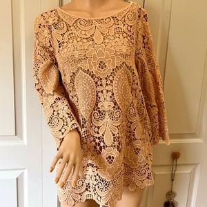 J Jill Elegant Lace Top M NWOT